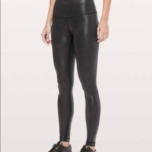 Lululemon Wunder Under High Rise Tights *Foil*